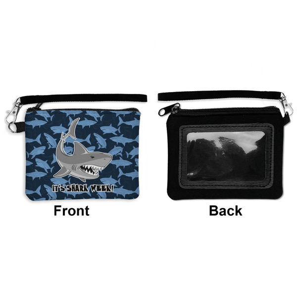 Sharks Wristlet ID Cases - Front & Back