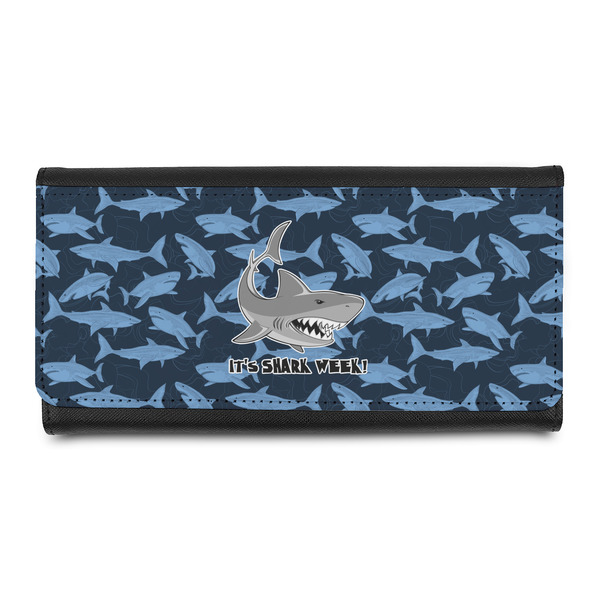 Custom Sharks Leatherette Ladies Wallet w/ Name or Text