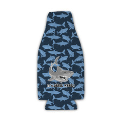 Sharks Zipper Bottle Cooler (Personalized)