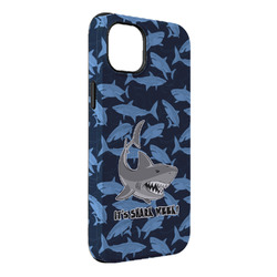 Sharks iPhone Case - Rubber Lined - iPhone 14 Pro Max (Personalized)