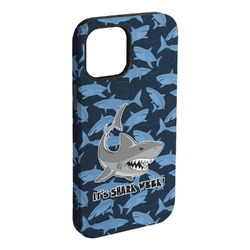 Sharks iPhone Case - Rubber Lined - iPhone 15 Plus (Personalized)