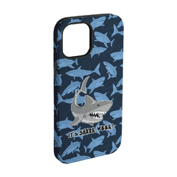 Sharks iPhone Case - Rubber Lined - iPhone 15 (Personalized)