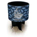 Sharks Black Beach Spiker Drink Holder (Personalized)