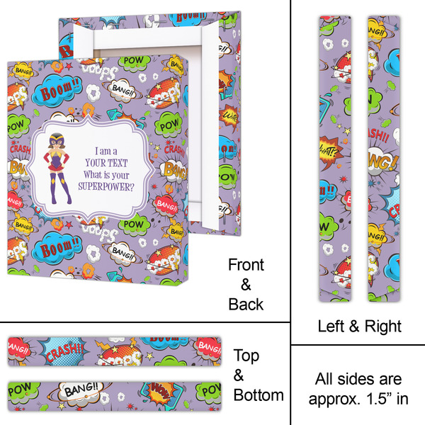 What is your Superpower 11x14 - Canvas Print - Approval