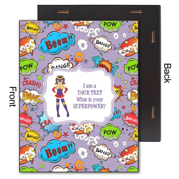 What is your Superpower 11x14 Wood Print - Front & Back View