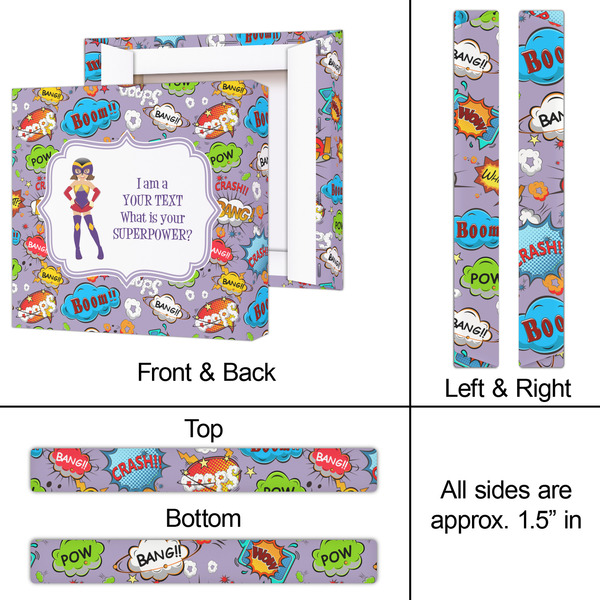 What is your Superpower 12x12 - Canvas Print - Approval