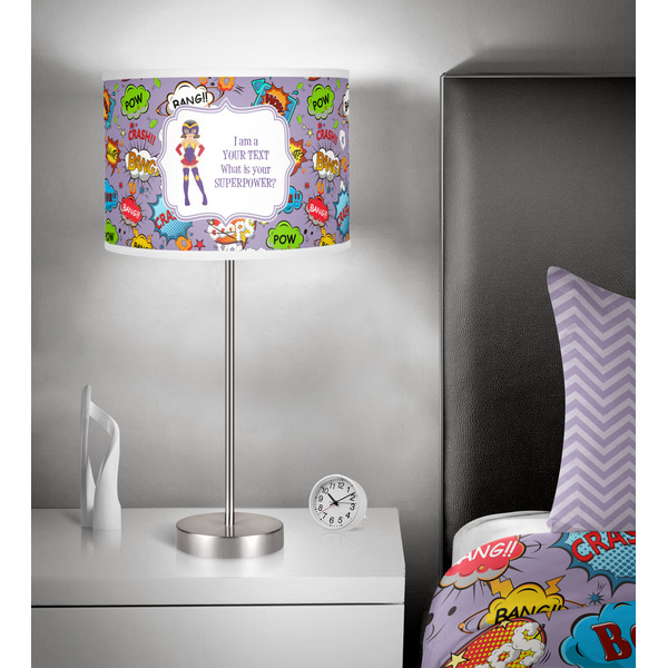 What is your Superpower 13 inch drum lamp shade - in room
