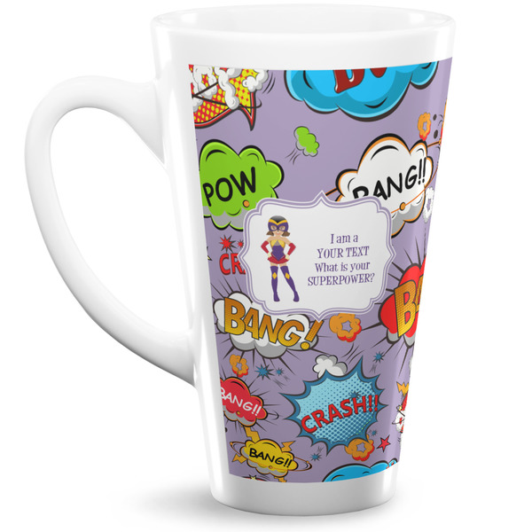 Custom What is your Superpower 16 Oz Latte Mug (Personalized)
