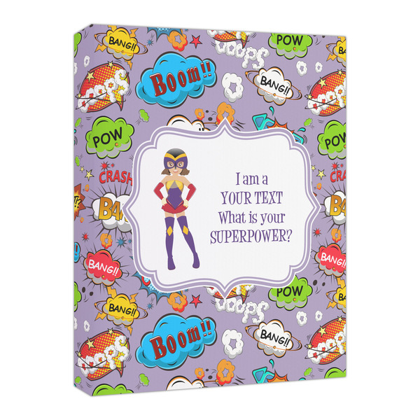 Custom What is your Superpower Canvas Print - 16x20 (Personalized)