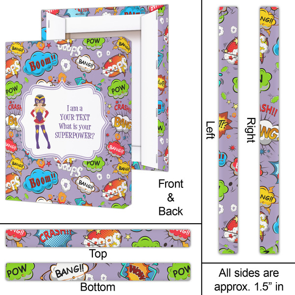 What is your Superpower 16x20 - Canvas Print - Approval