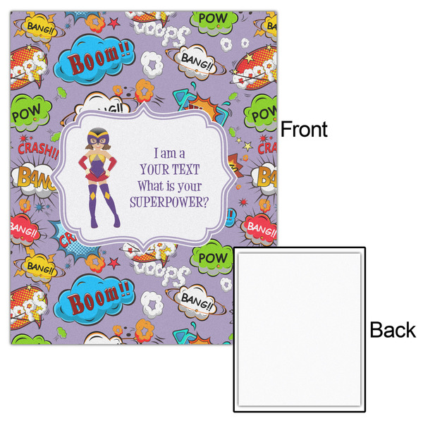 What is your Superpower 16x20 - Matte Poster - Front & Back