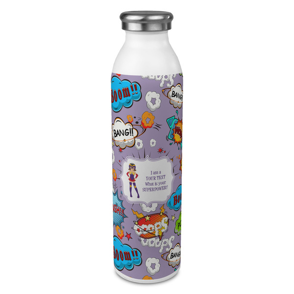 Custom What is your Superpower 20oz Stainless Steel Water Bottle - Full Print (Personalized)