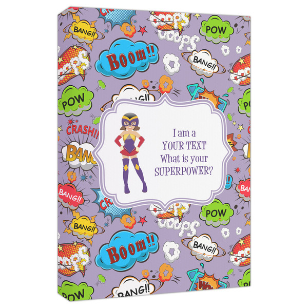 Custom What is your Superpower Canvas Print - 20x30 (Personalized)