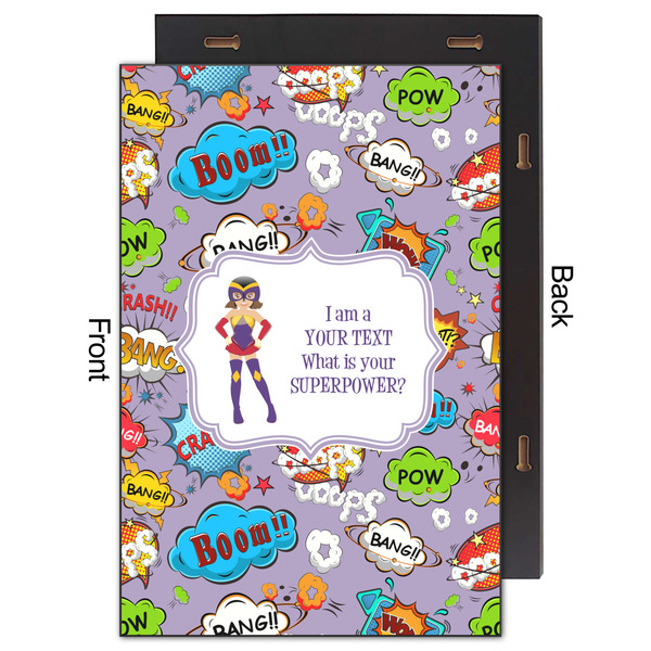 What is your Superpower 20x30 Wood Print - Front & Back View