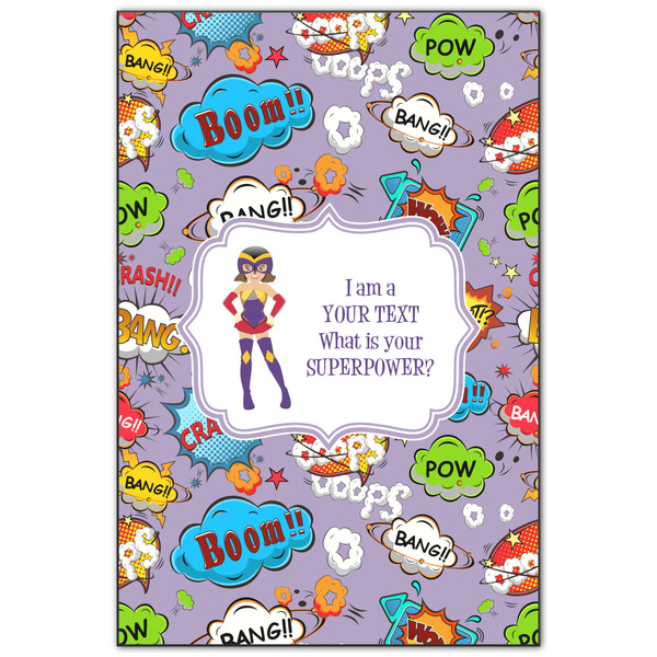 Custom What is your Superpower Wood Print - 20x30 (Personalized)