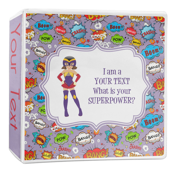 Custom What is your Superpower 3-Ring Binder - 2 inch (Personalized)
