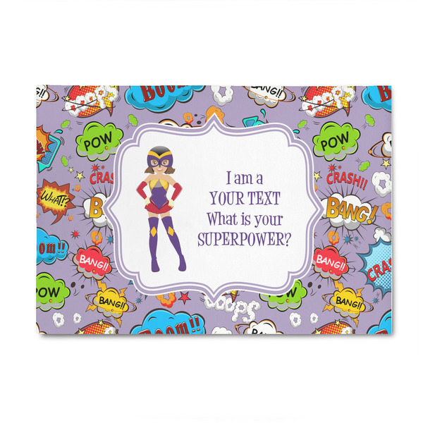 Custom What is your Superpower 4' x 6' Indoor Area Rug (Personalized)