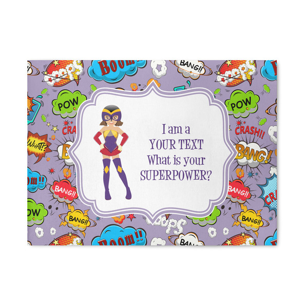 Custom What is your Superpower 5' x 7' Indoor Area Rug (Personalized)