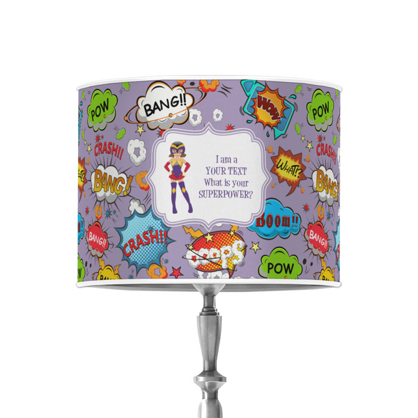 Custom What is your Superpower 8" Drum Lamp Shade - Poly-film (Personalized)