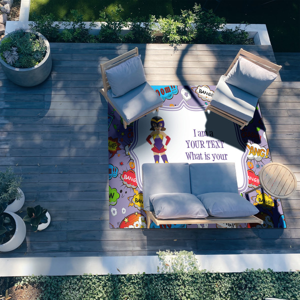 What is your Superpower 8'x10' Patio Rug - In context