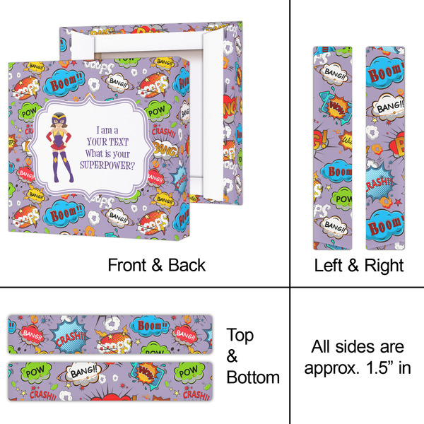 What is your Superpower 8x8 - Canvas Print - Approval