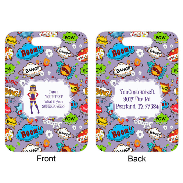 What is your Superpower Aluminum Luggage Tag (Front + Back)