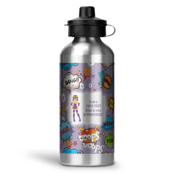 Custom What is your Superpower Water Bottle - Aluminum - 20 oz (Personalized)