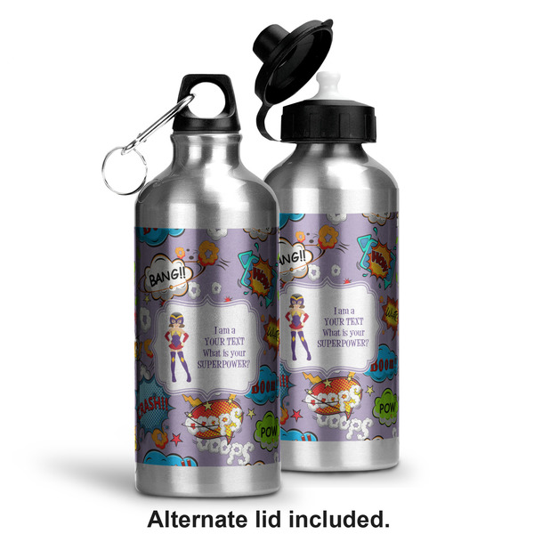 What is your Superpower Aluminum Water Bottle - Alternate lid options