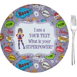 What is your Superpower Glass Appetizer / Dessert Plate 8" (Personalized)
