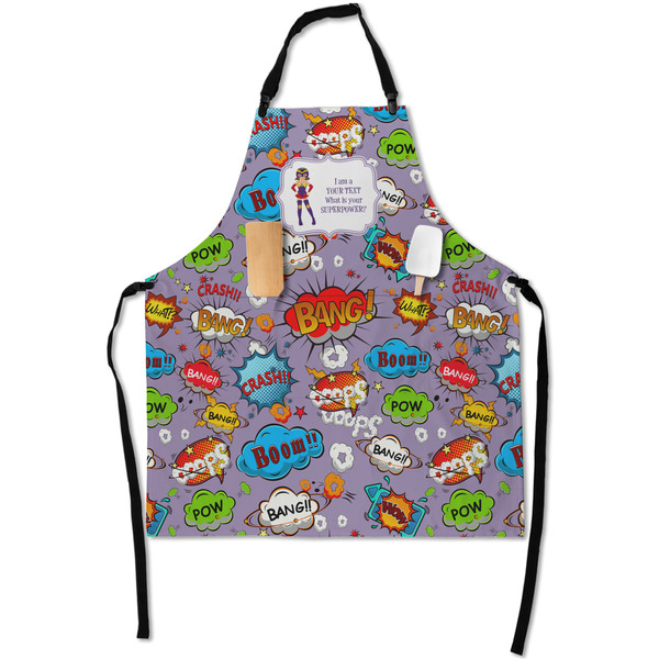 Custom What is your Superpower Apron With Pockets w/ Name or Text