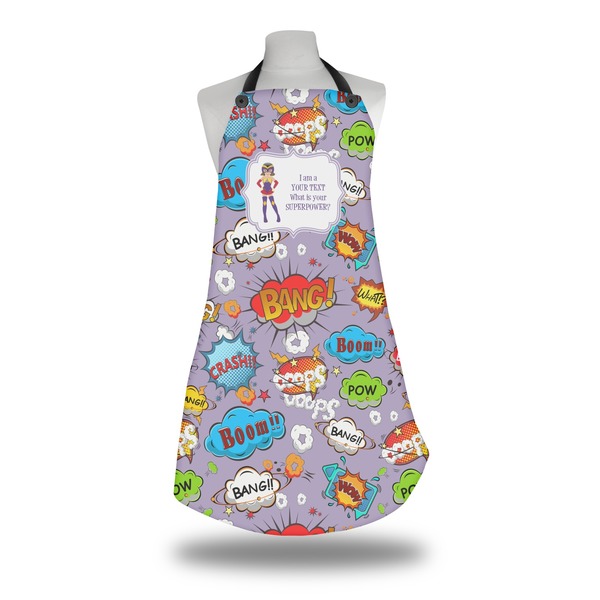 Custom What is your Superpower Apron w/ Name or Text