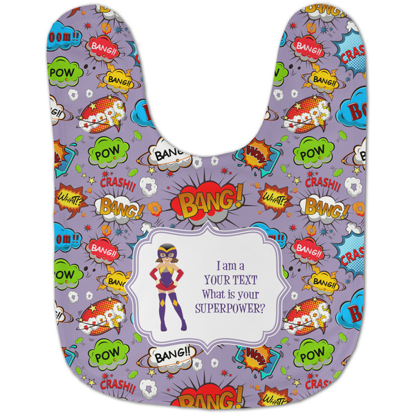What is your Superpower Baby Bib - AFT flat