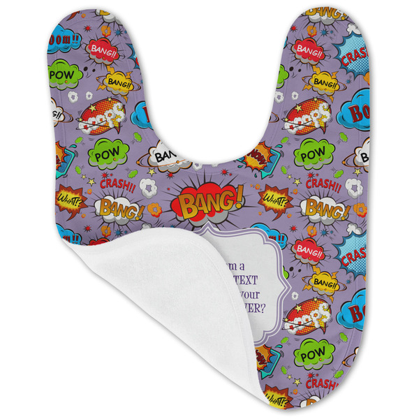 What is your Superpower Baby Bib - AFT folded
