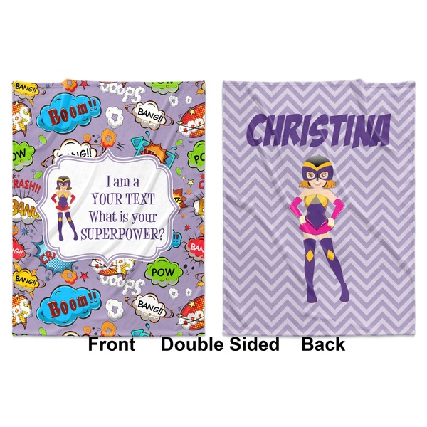 What is your Superpower Baby Blanket (Double Sided - Printed Front and Back)
