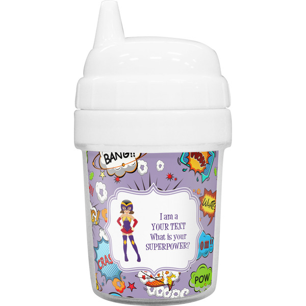 Custom What is your Superpower Baby Sippy Cup (Personalized)