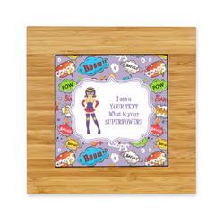 What is your Superpower Bamboo Trivet with Ceramic Tile Insert (Personalized)