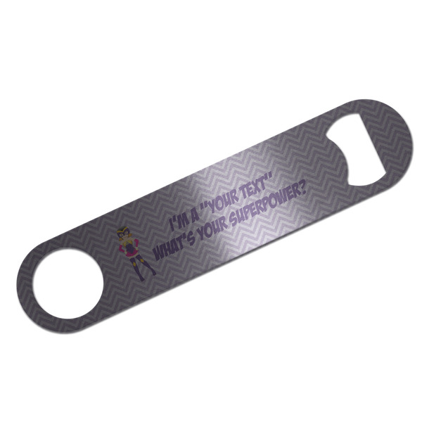 What is your Superpower Bar Opener - Silver - Front