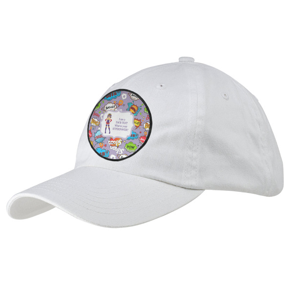 Custom What is your Superpower Baseball Cap - White (Personalized)