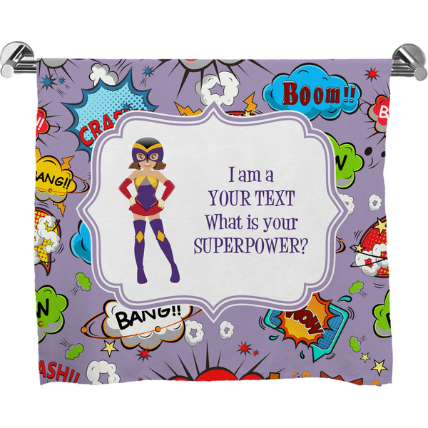 Custom What is your Superpower Bath Towel (Personalized)