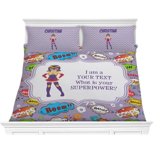 Custom What is your Superpower Comforter Set - King (Personalized)
