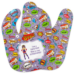 What is your Superpower Baby Bib w/ Name or Text