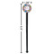 What is your Superpower Black Plastic 7" Stir Stick - Round - Dimensions