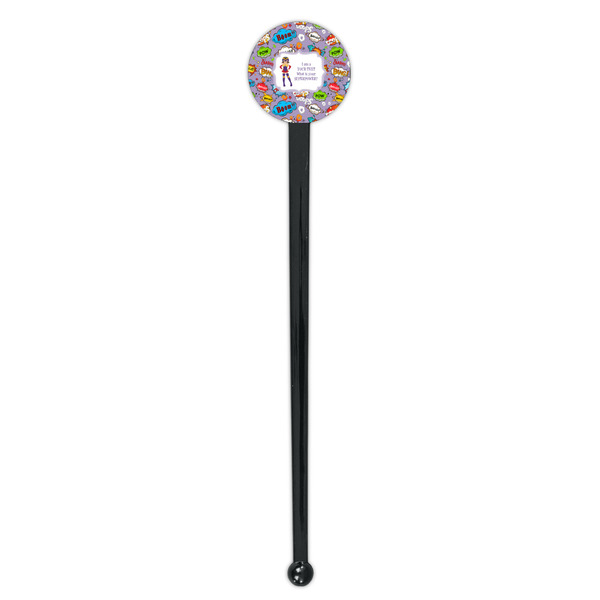 What is your Superpower Black Plastic 7" Stir Stick - Round - Single Stick