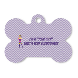What is your Superpower Bone Shaped Dog ID Tag - Large (Personalized)