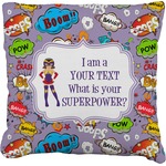 What is your Superpower Faux-Linen Throw Pillow 20" (Personalized)
