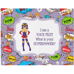 What is your Superpower Woven Fabric Placemat - Twill w/ Name or Text
