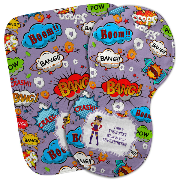 Custom What is your Superpower Burp Cloth (Personalized)