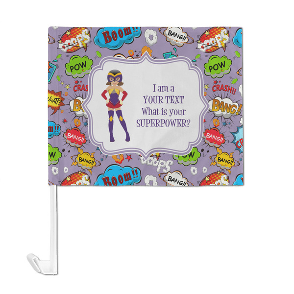 What is your Superpower Car Flag - Large - FRONT