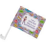 What is your Superpower Car Flag - Small w/ Name or Text