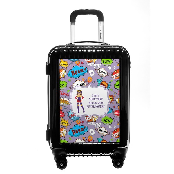 Custom What is your Superpower Carry On Hard Shell Suitcase (Personalized)